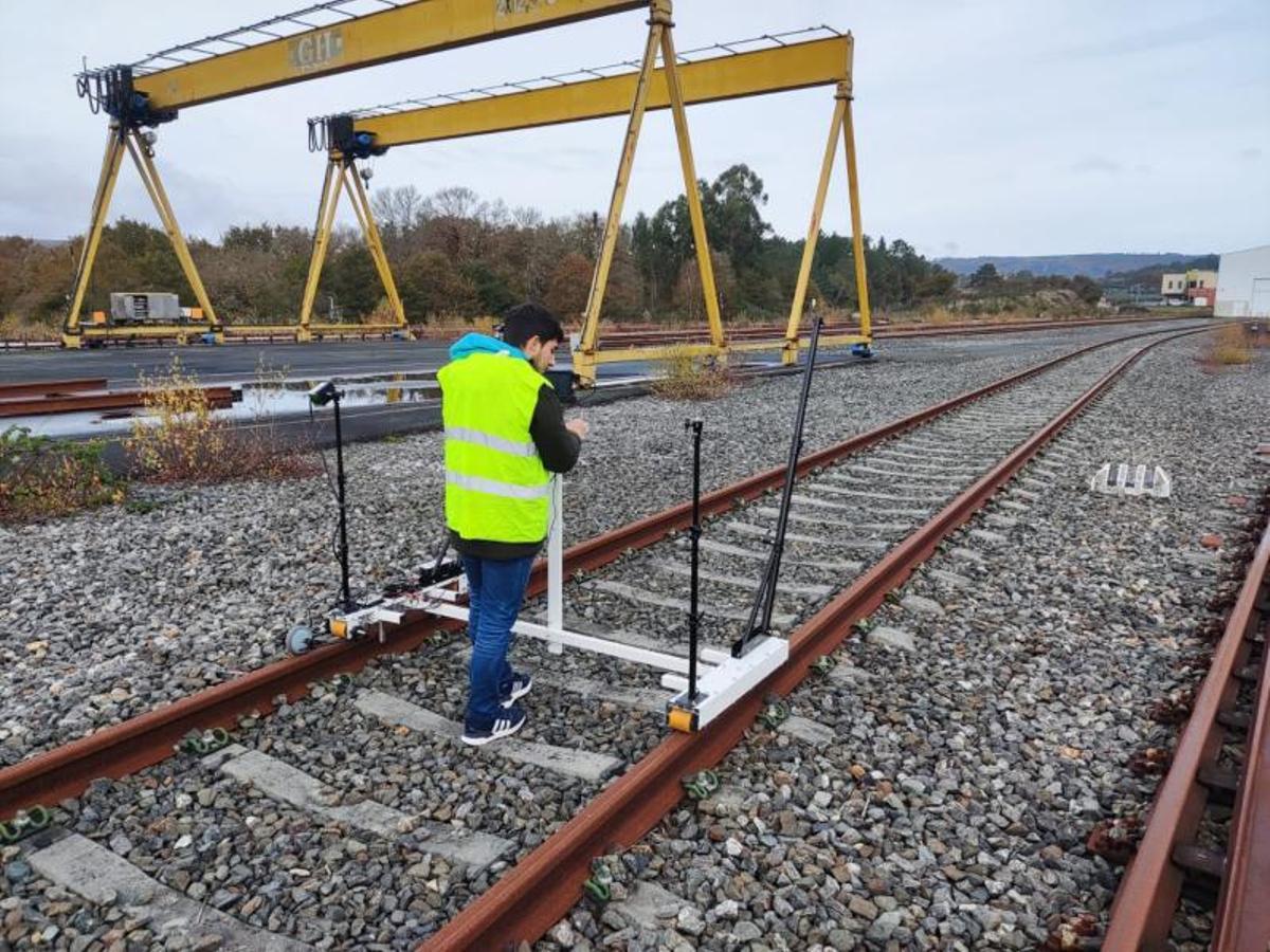La UVigo avanza en el diseño de un sistema automático para inspeccionar vías de tren