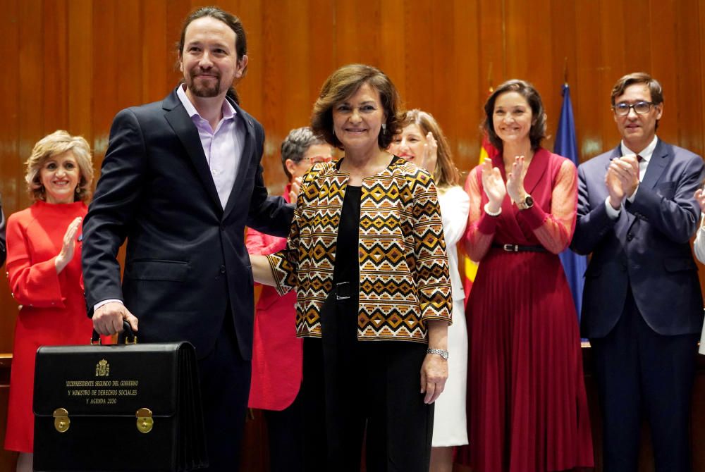 Los 22 ministros del Gobierno de Pedro Sánchez prometen sus cargos