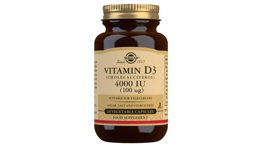 Solgar Vitamina D3 4000 UI.