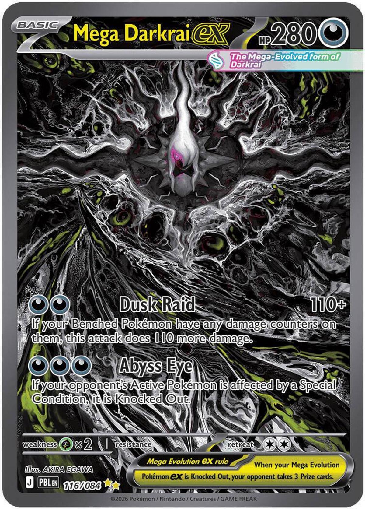 Mega-Darkrai, la estrella de Oscuridad Absoluta