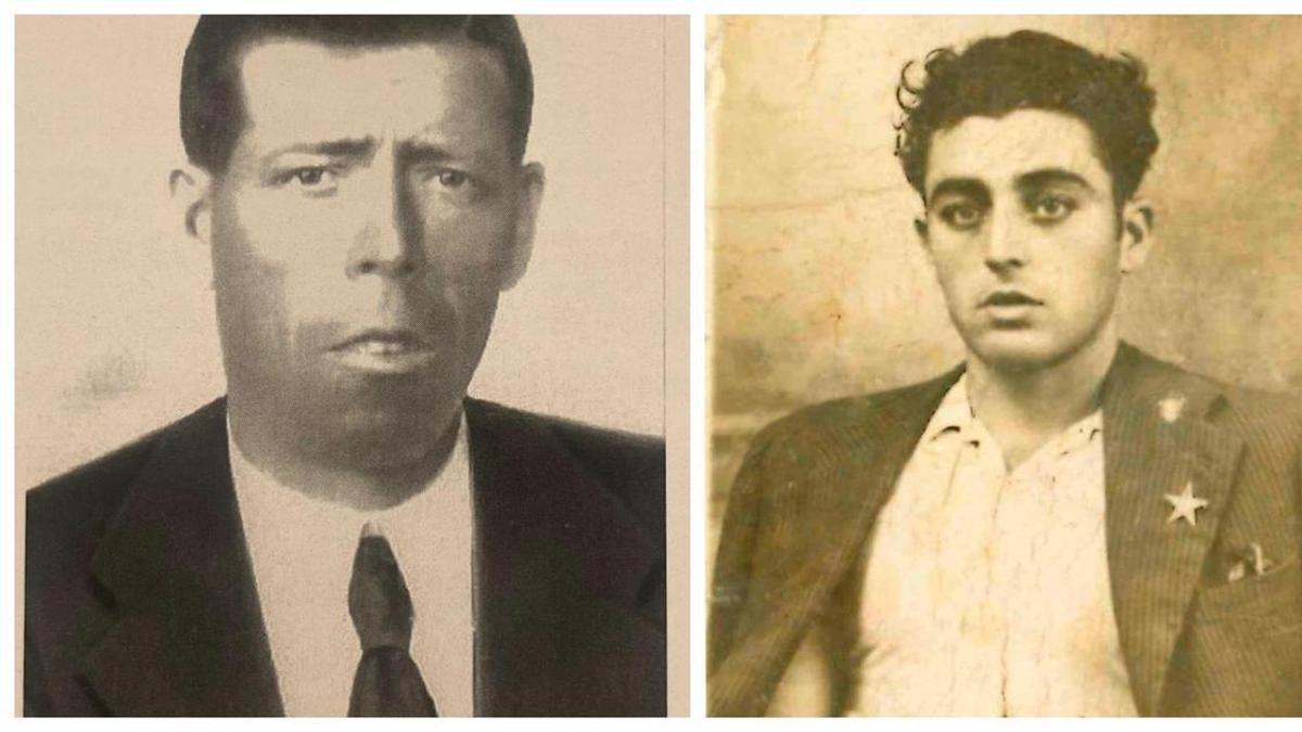 Juan Bautista Escobar Fenollosa, a la izquierda, y Matías Iborra Ferrer, a la derecha.
