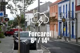 El tiempo en Forcarei: previsión meteorológica para hoy, martes 14 de mayo