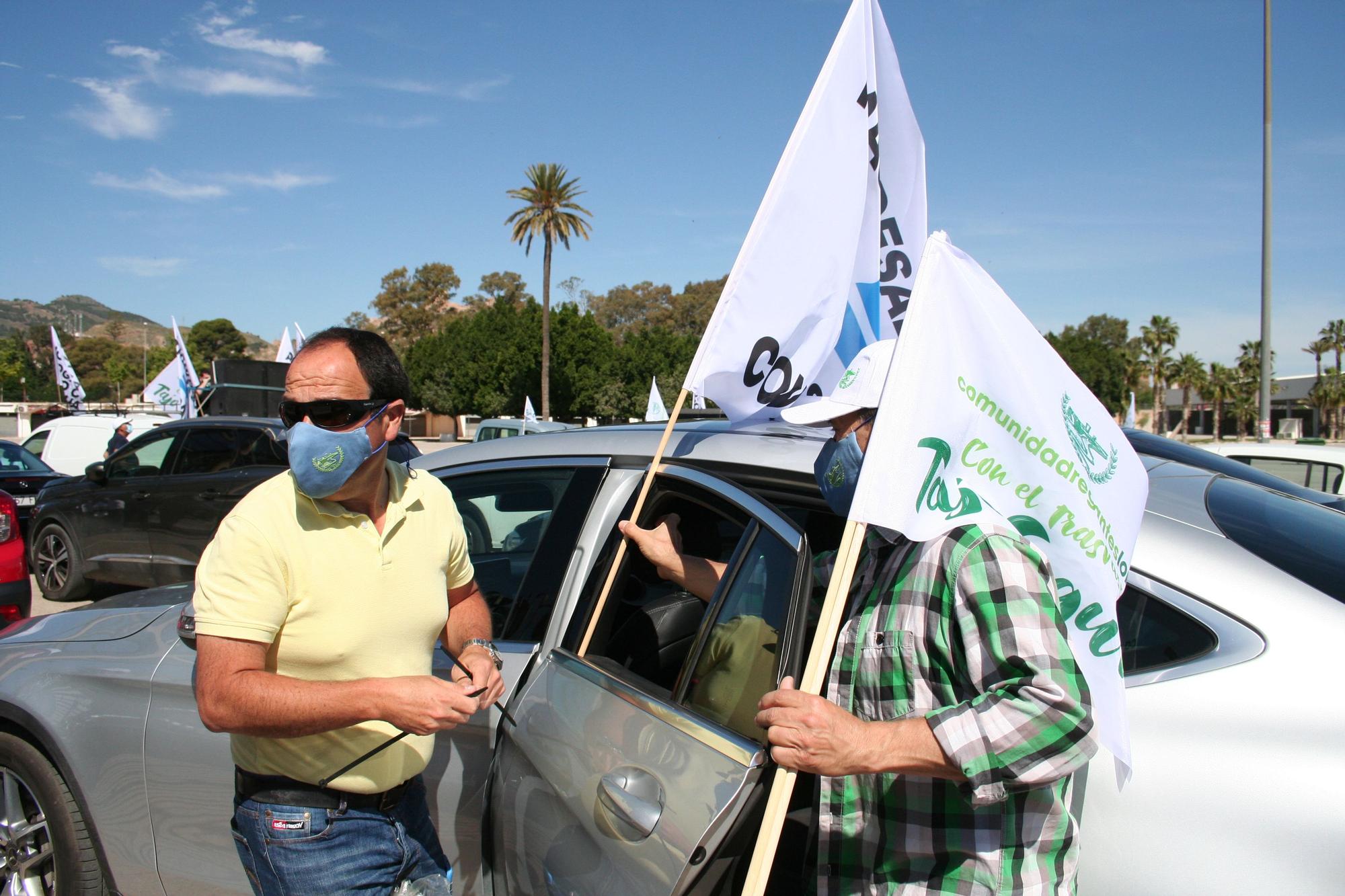 Protesta en defensa del Trasvase en Lorca