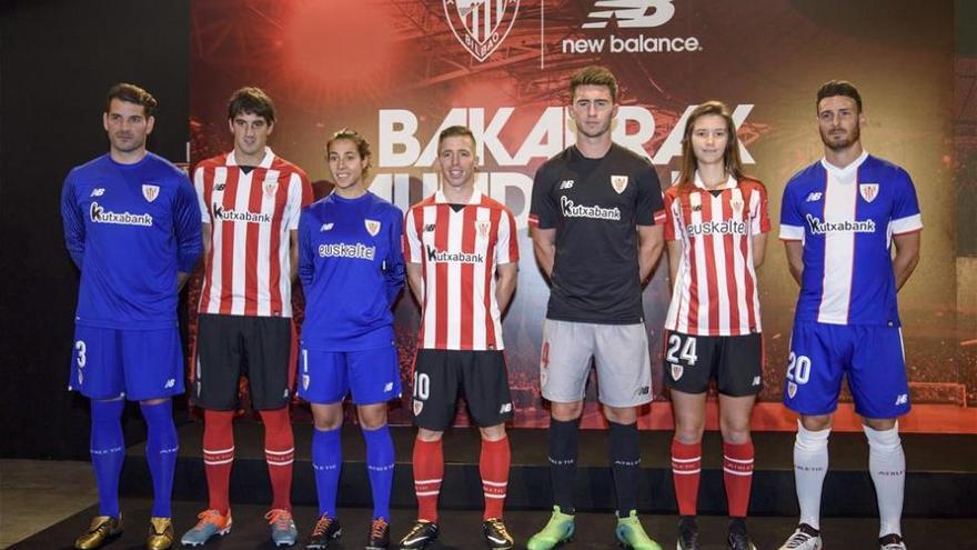 El Athletic presenta sus nuevas equipaciones