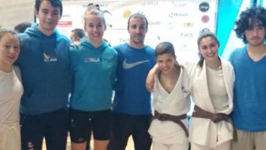 Judokes i tècnics d&#039;Esport 7 al Vila d&#039;Andorra