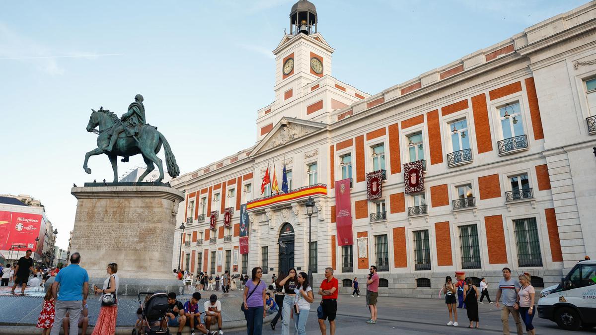 Real Casa de Correos, sede del Gobierno de la Comunidad de Madrid.