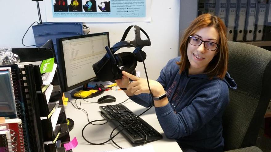 Una estudiante de la UZ, de Silicon Valey a un premio sobre realidad virtual