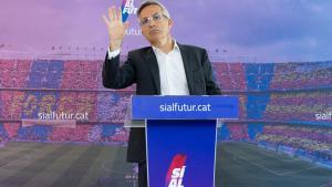 Víctor Font, excandidato a la presidencia del Barça, este jueves.