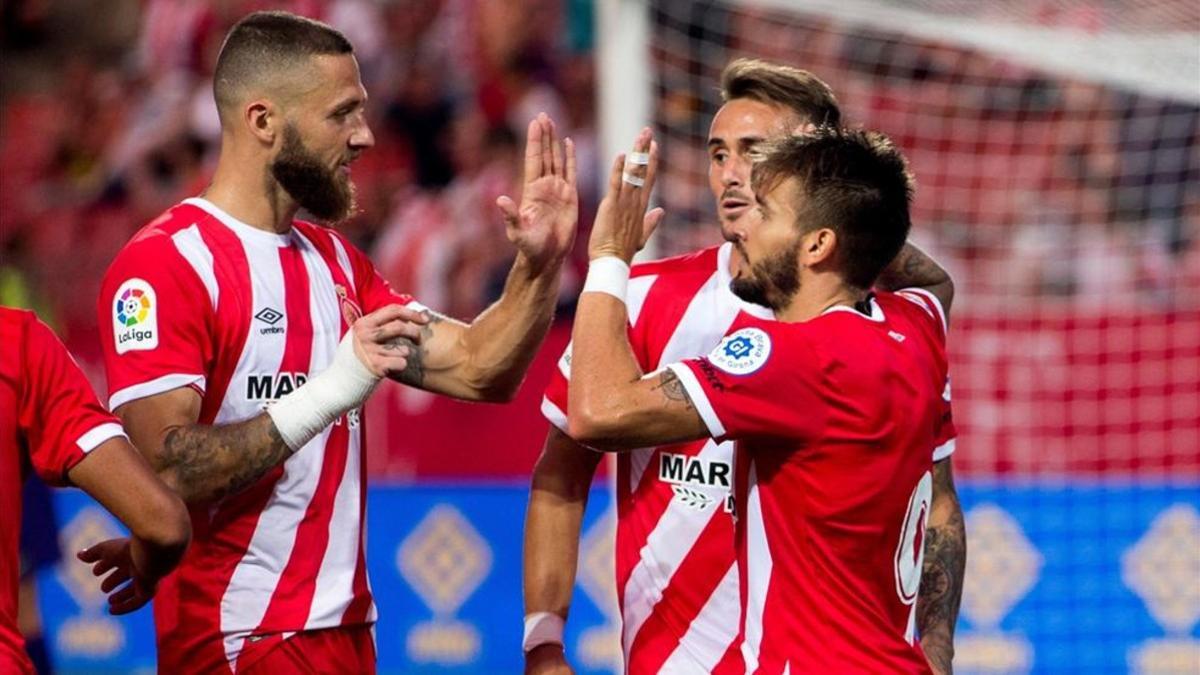 El Girona espera celebrar goles en el primer partido de Liga