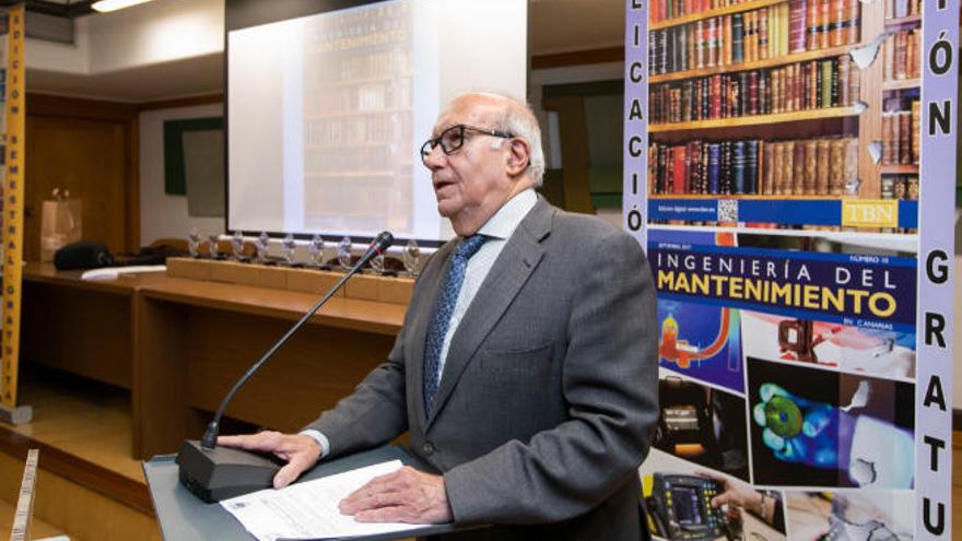 Luis García Martín, en la presentación de la revista.