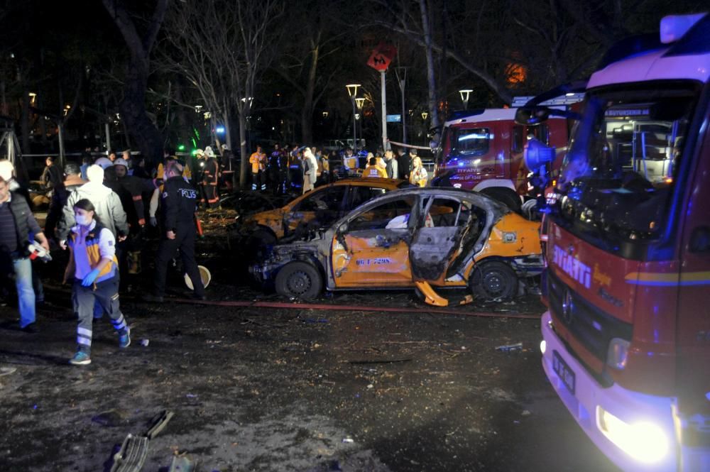 Atentado terrorista en el centro de Ankara