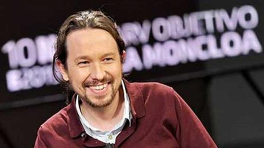 Pablo Iglesias, este viernes durante una entrevista en televisión.