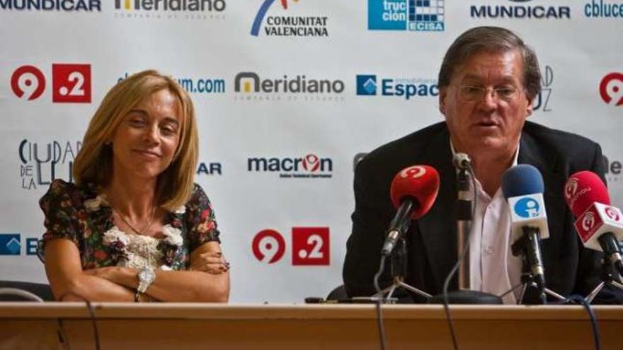 María José Patón y Miguel Cano, exvicepresidenta y expresidente del Lucentum.