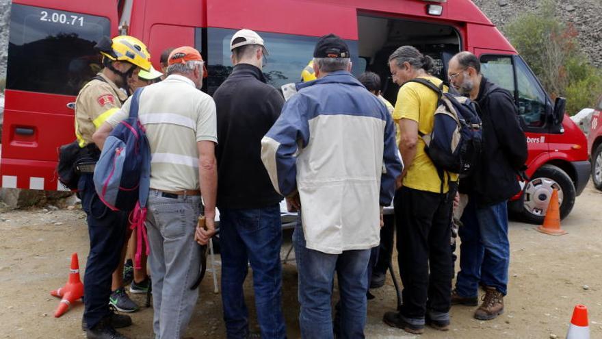 Els Bombers desmunten l&#039;operatiu de recerca dels joves a Susqueda