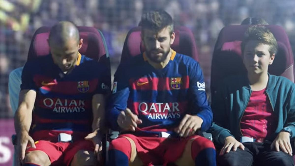 Piqué participa en el anuncio