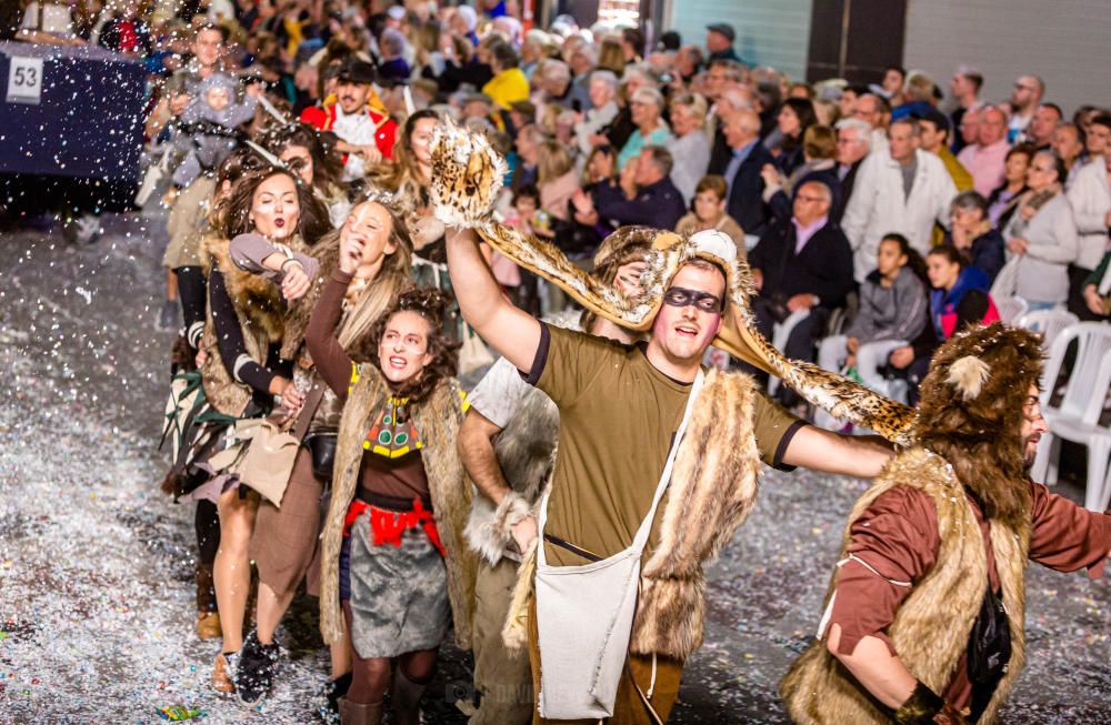 Desfile de carrozas de las fiestas de Benidorm