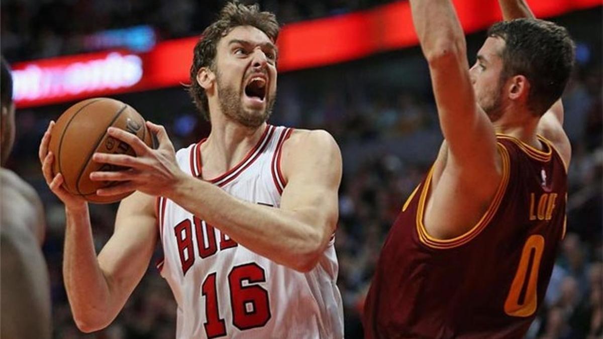 Pau Gasol cuajó un buen encuentro contra los Cavaliers