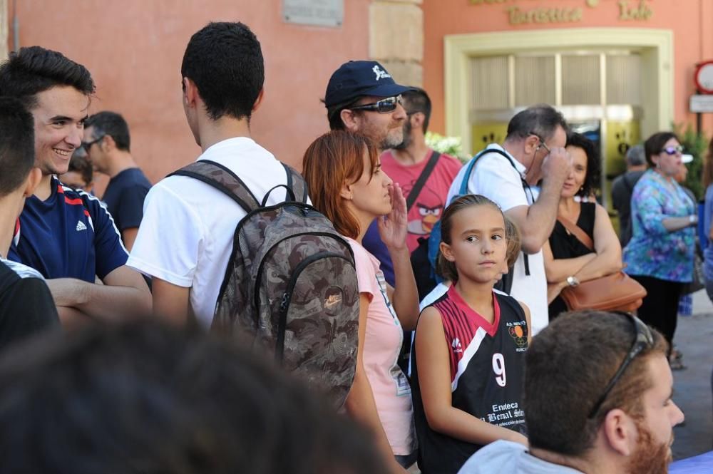 Baloncesto 3x3 en la Plaza Belluga