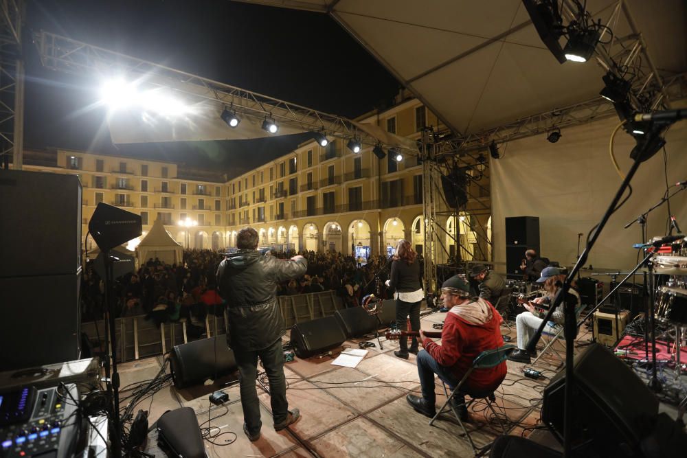 Palma feiert Sant Sebastià trotz Regen, Wind und Kälte