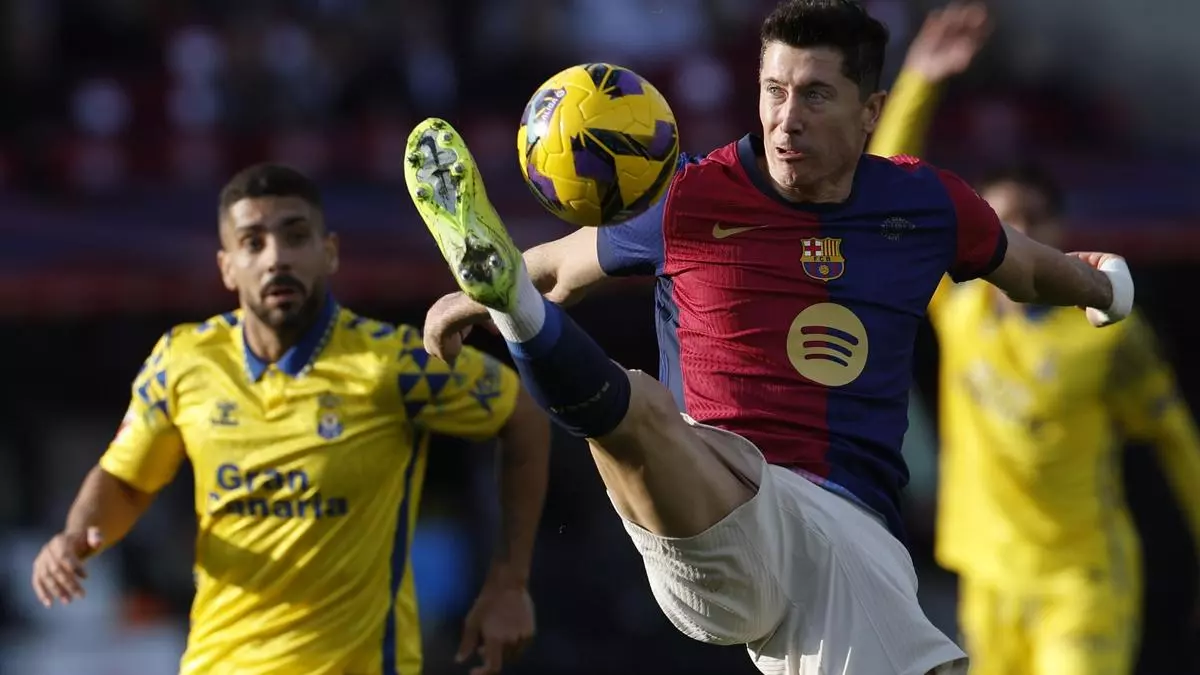 El reto pendiente de Lewandowski contra Las Palmas