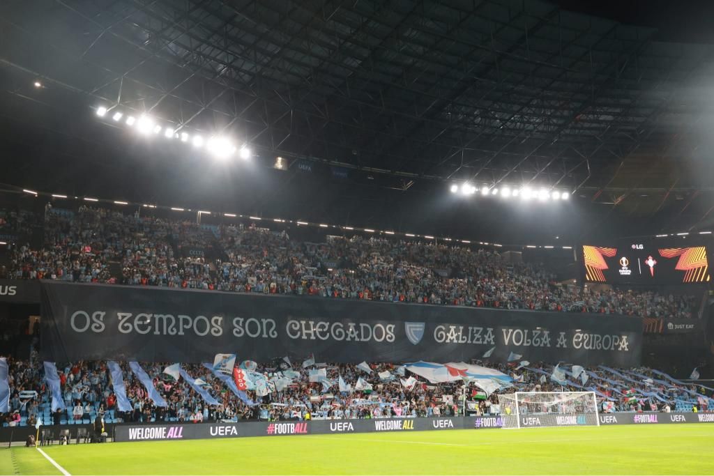 Las imágenes del Celta-PAOK