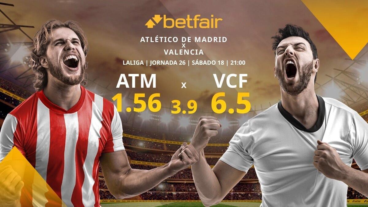 Club Atlético de Madrid vs. Valencia CF: alineaciones, horario, TV, estadísticas y pronósticos