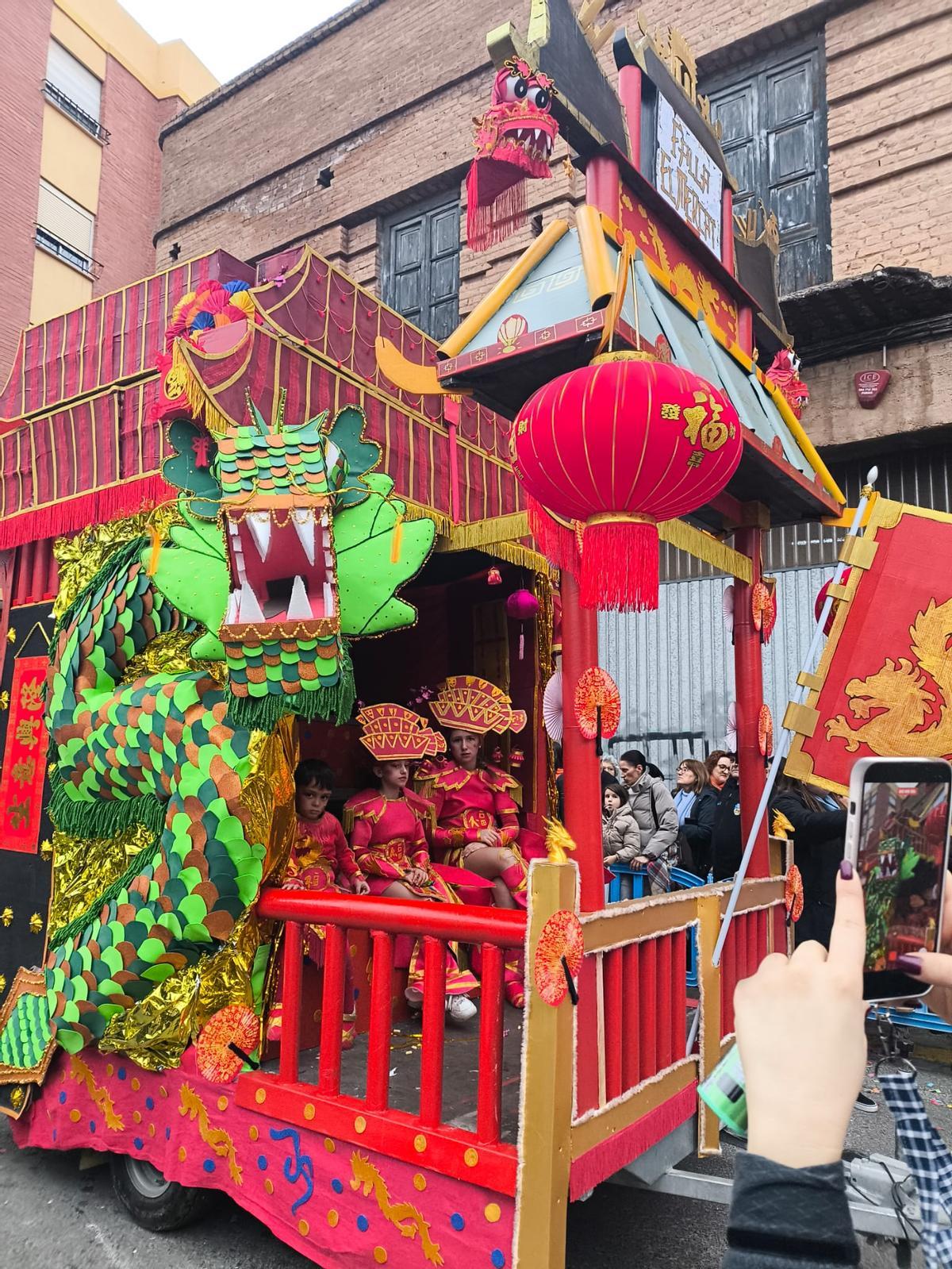 Cabalgata fallera de Sagunt