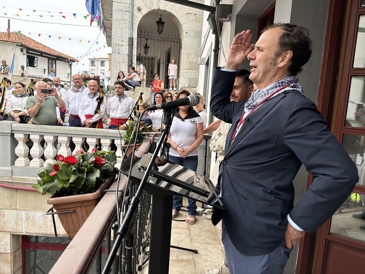 José Velasco durante el pregón.