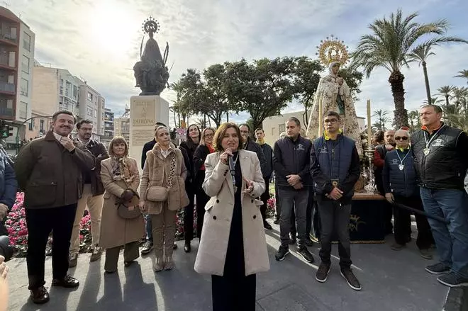 Así ha sido la salida de la patrona de Elche en romería