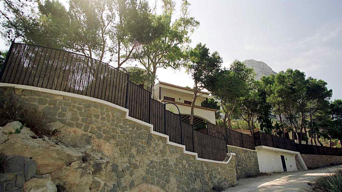 Residencia de invitados ilustres en Calp, en tiempos de Zaplana.