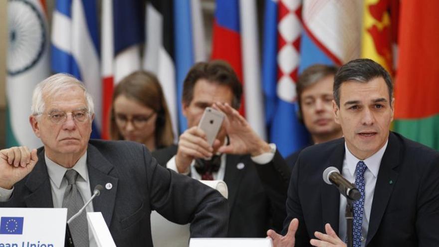 Pedro Sánchez, en la reunión ministerial del foro ASEM.