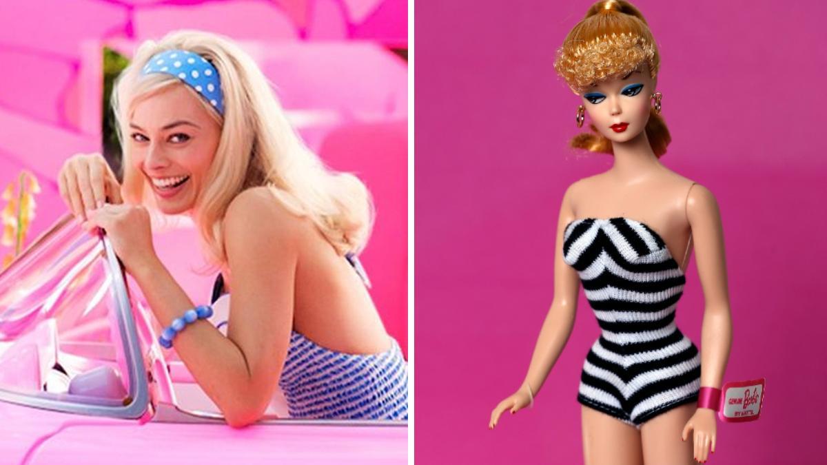 Montaje Barbie con Margot Robbie