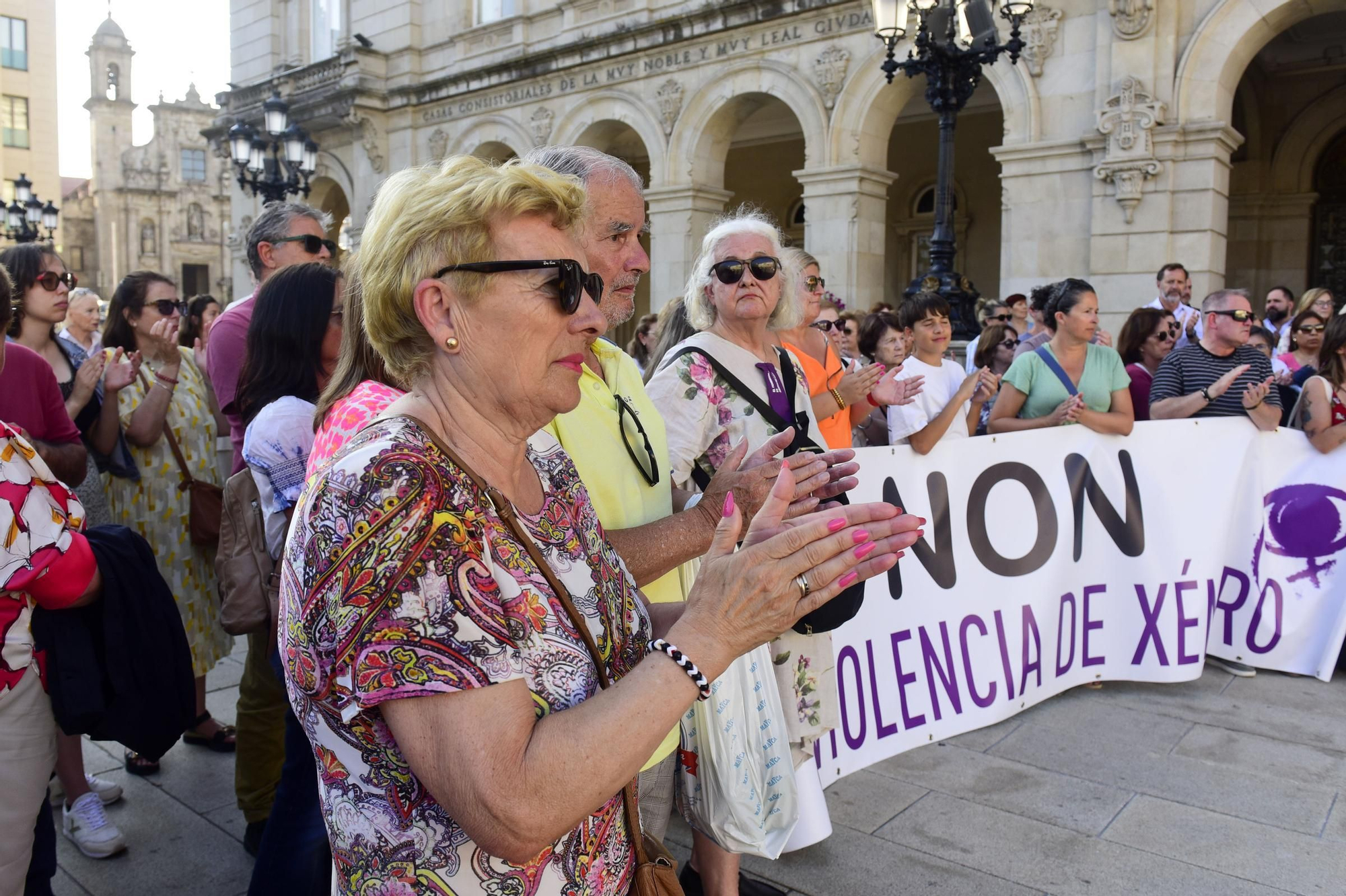 Clamoroso silencio en A Coruña por el crimen machista en la Sagrada Familia