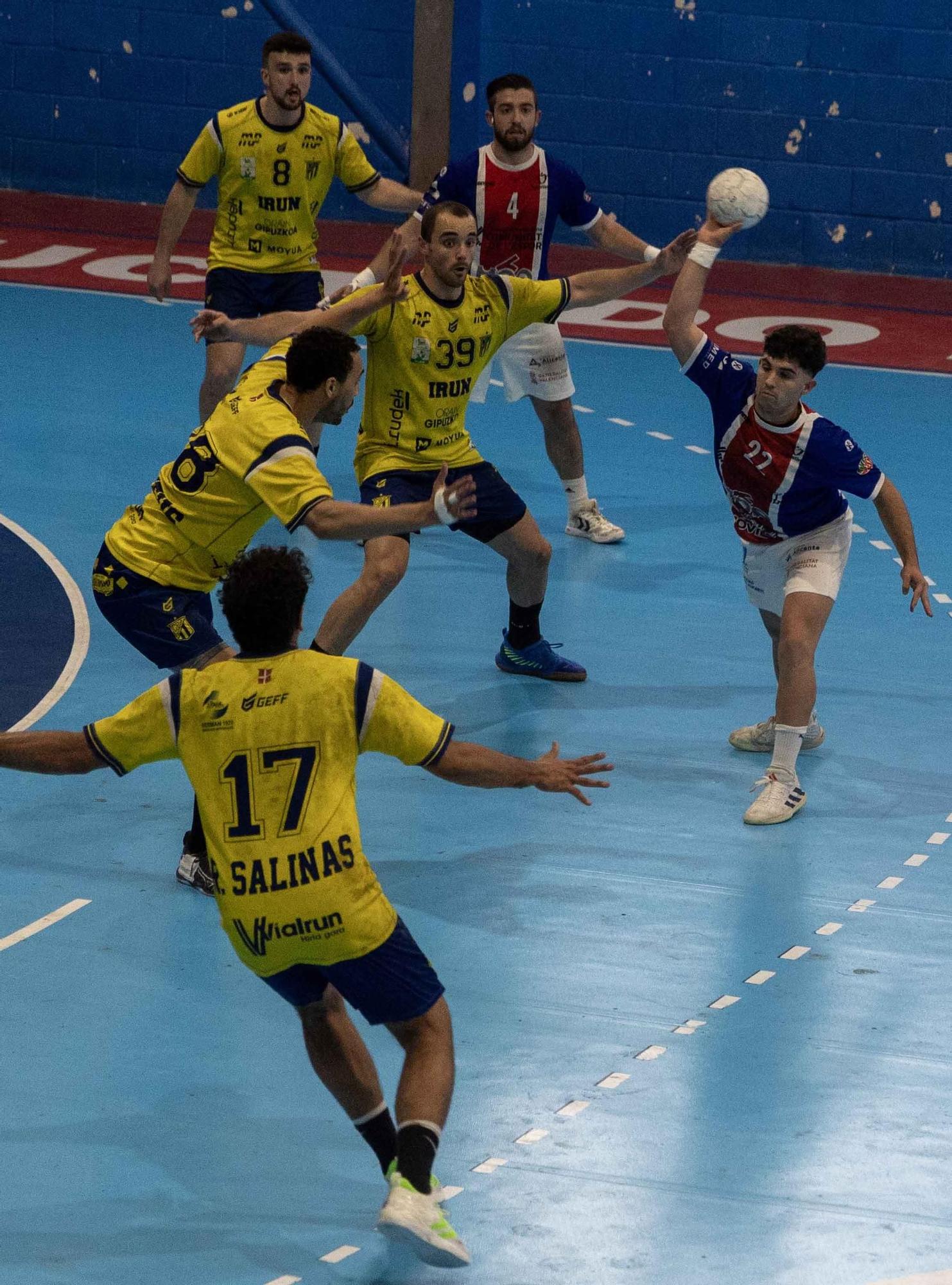 Balonmano Agustinos de Alicante cae en la Copa ante el Bidasoa de Irún