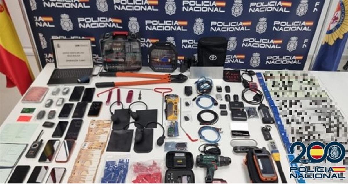 Objetos recuperados.