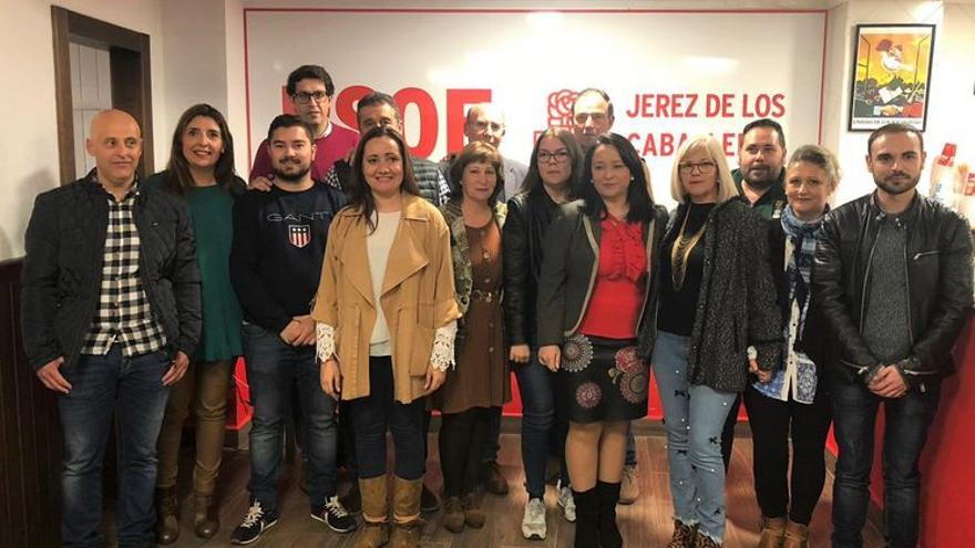 Imagen de la candidatura del PSOE en las elecciones de 2019 donde estaba Crispina Pitel.