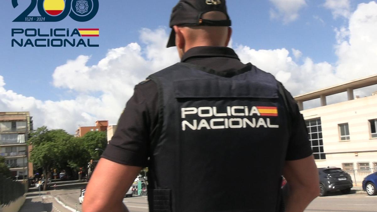 La Policía Nacional detuvo al sospechoso.