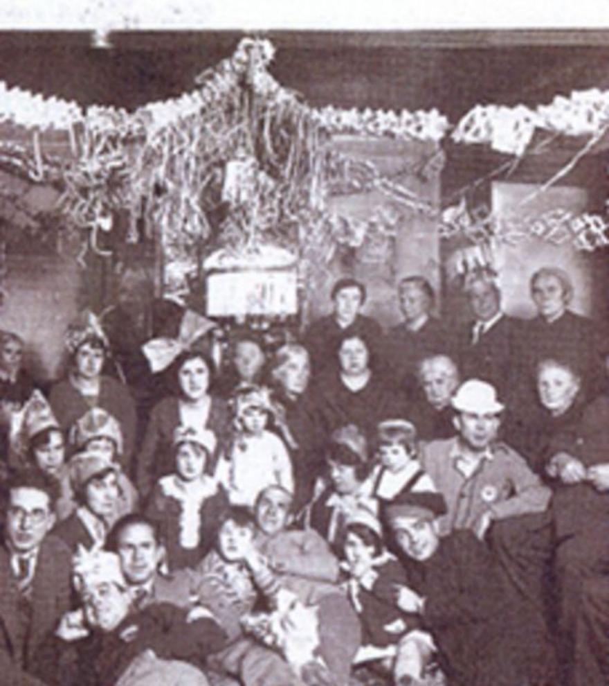 A familia de Florencio no Barco en 1931. 