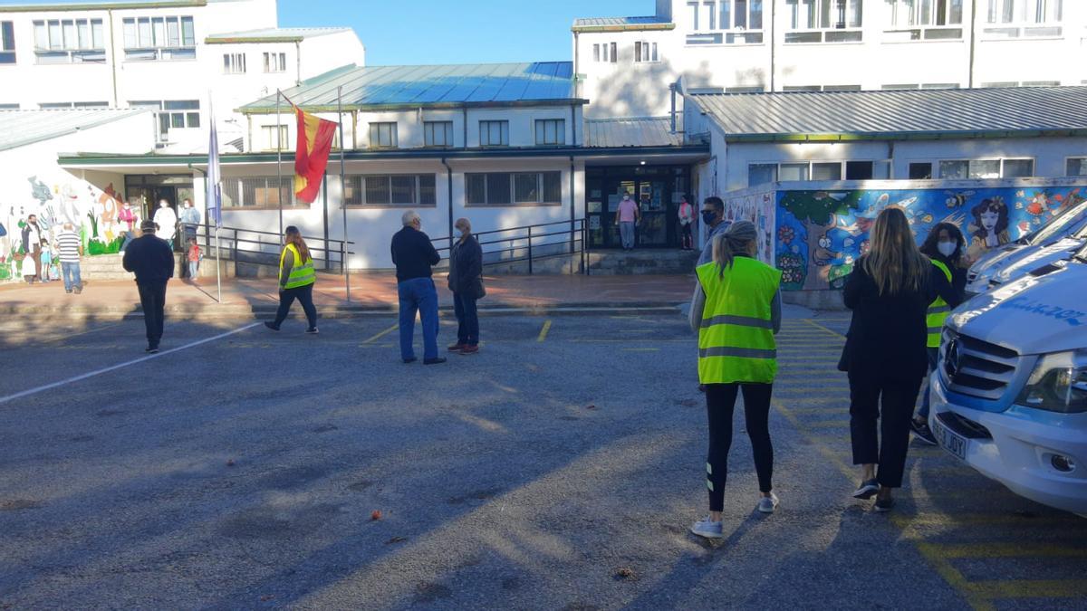 Inicio del curso en el Monte Gñandara, con muy pocos escolares