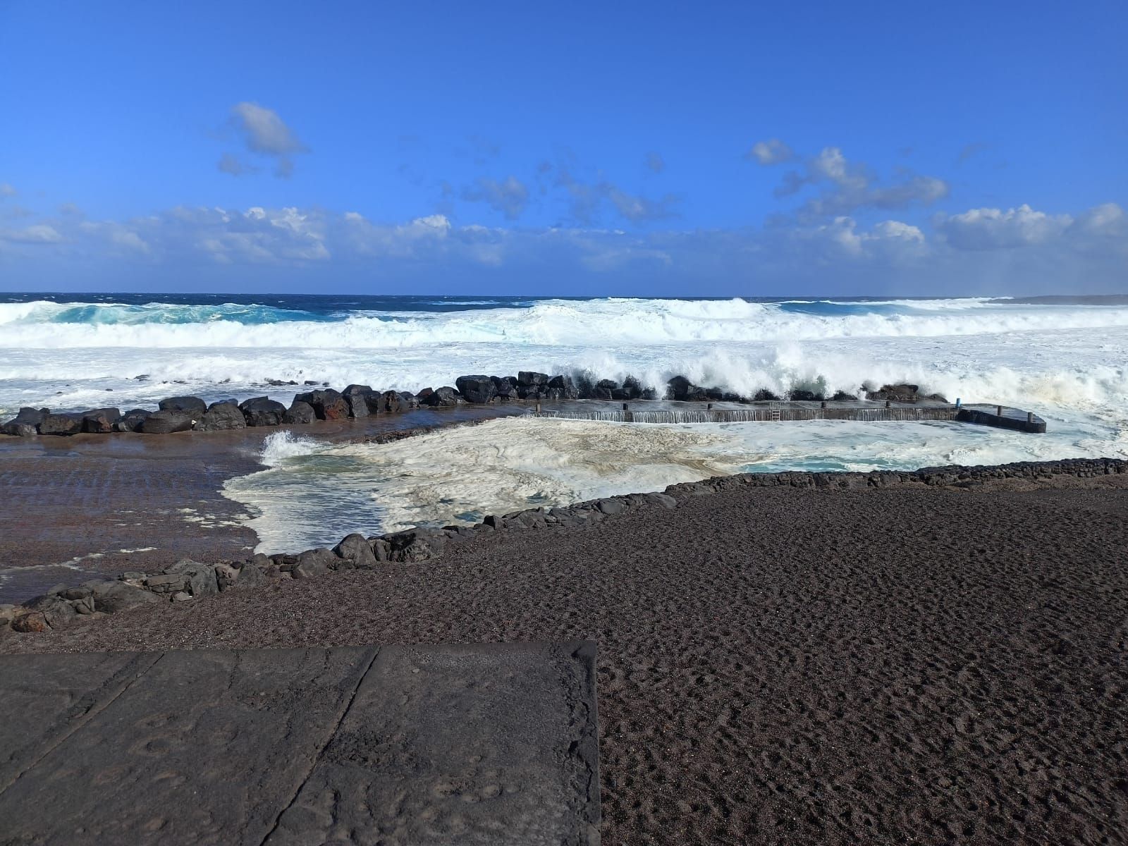 Inundaciones en Lanzarote por la borrasca 'Celia'