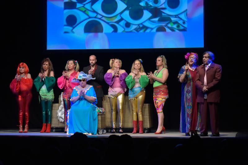 22-02-2020 LAS PALMAS DE GRAN CANARIA. Actores del Grupo Antígona de la ONCE que representan la obra 'Amor de don Perlimplín', Sala Insular de Teatro. Fotógrafo: ANDRES CRUZ  | 22/02/2020 | Fotógrafo: Andrés Cruz