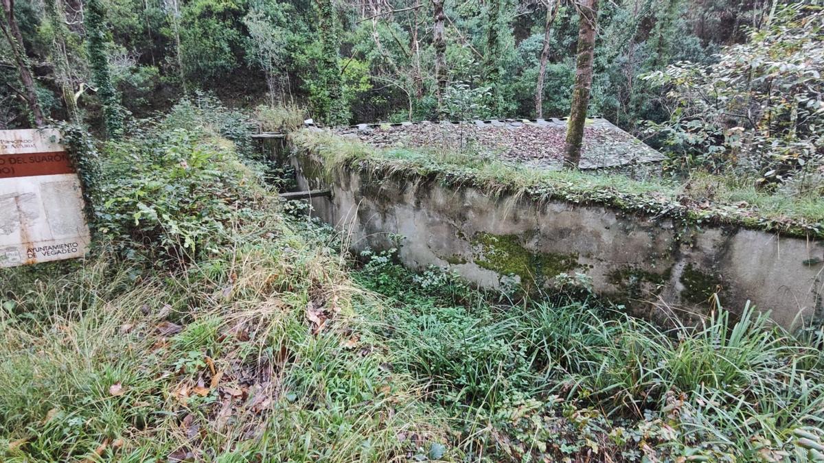 Vista general del enclave, en aparente estado de abandono.