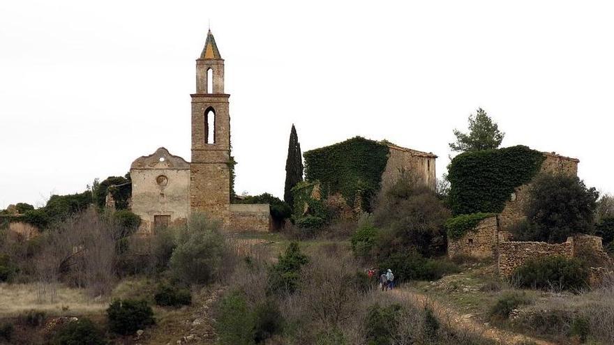 Pueblo abandonado de Marmellar (Baix Penedès, Tarragona).