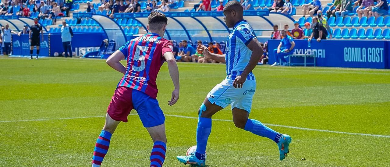 Imagen del Atlético Baleares-Barça B disputado esta pasada temporada en Palma