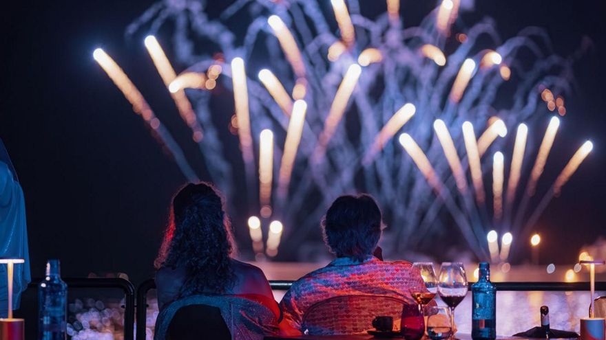 Lío Ibiza se ilumina con los fuegos artificiales de San Ciriaco