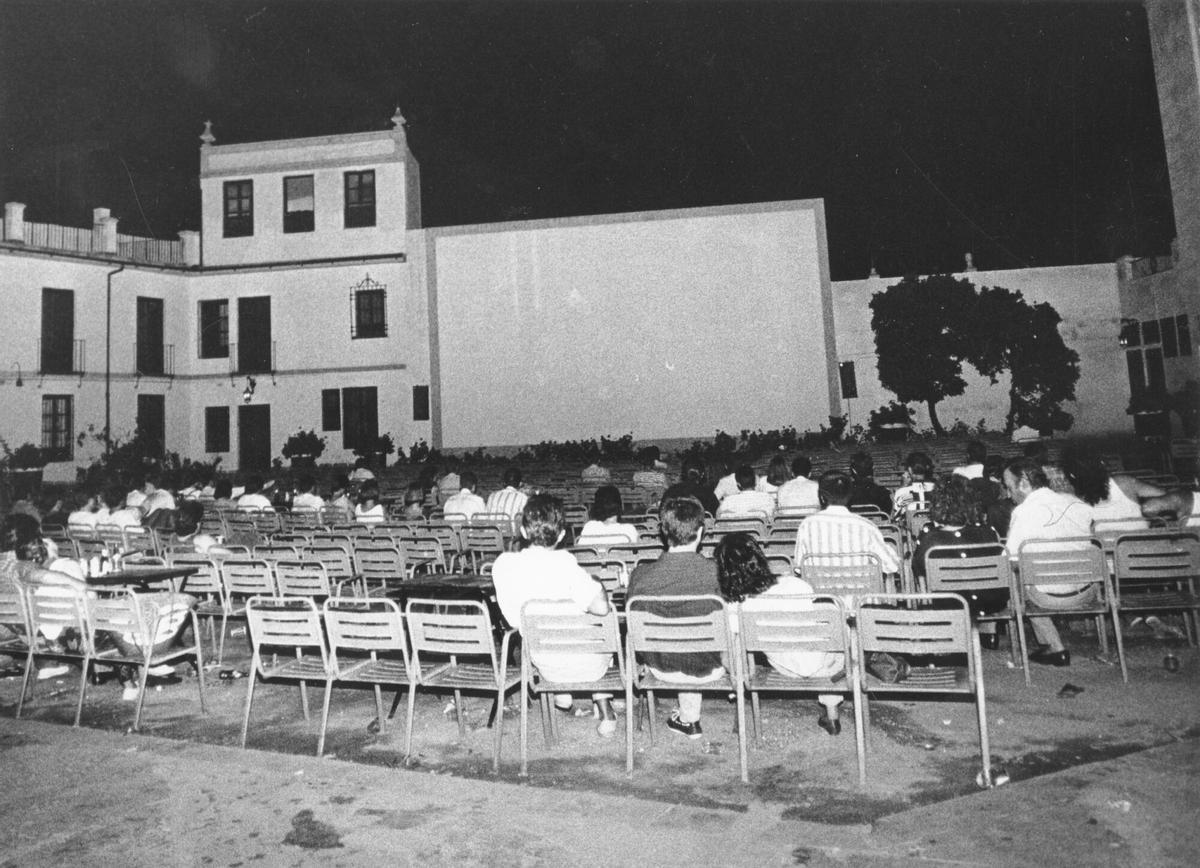Cines Verano Invierno. Cine de verano Coliseo San Andrés. FOTOS ESCANEADAS. FONDO HISTORICO
