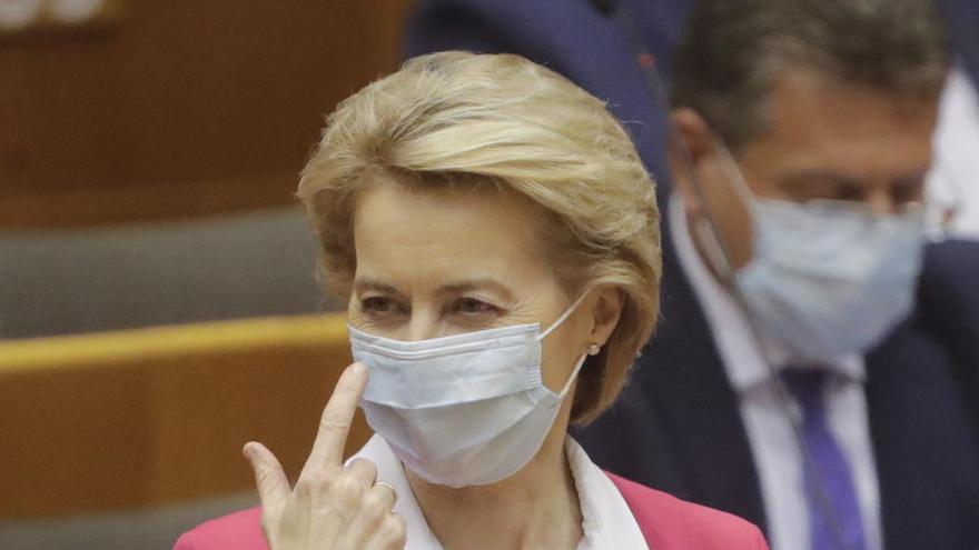 Ursula von der Leyen, presidenta de la Comisión Europea.