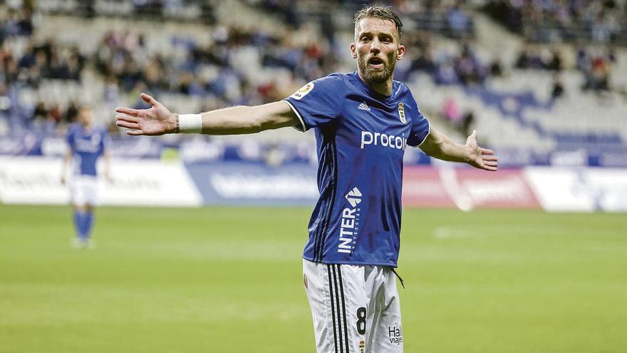 Michu, en el partido del viernes en el Tartiere.