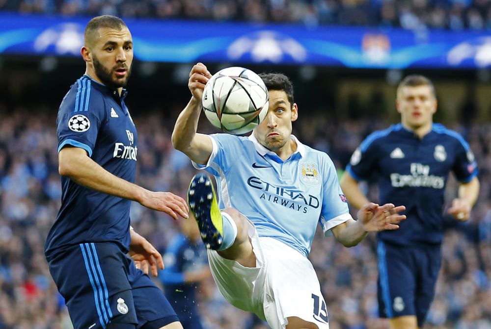 Imágenes del partido entre Manchester City y Real