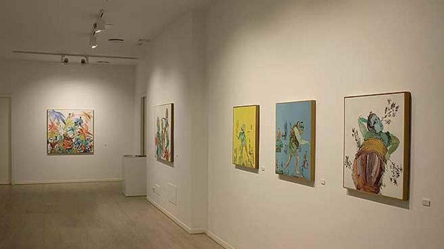 Exposición de Cati Cànoves en la galería Pep Llabrés Art Contemporani.